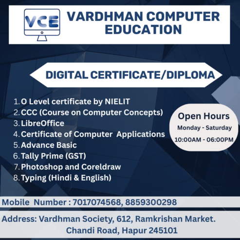 Vardhman computer education